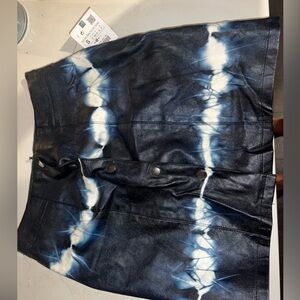 Brand new Zara leather skirt